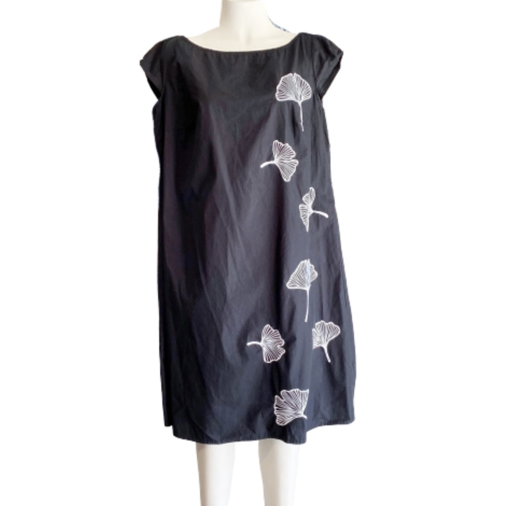 eshakti Ginkgo Leaf Dress